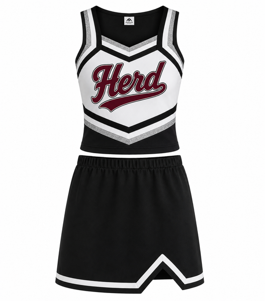 Customizable cheer uniform