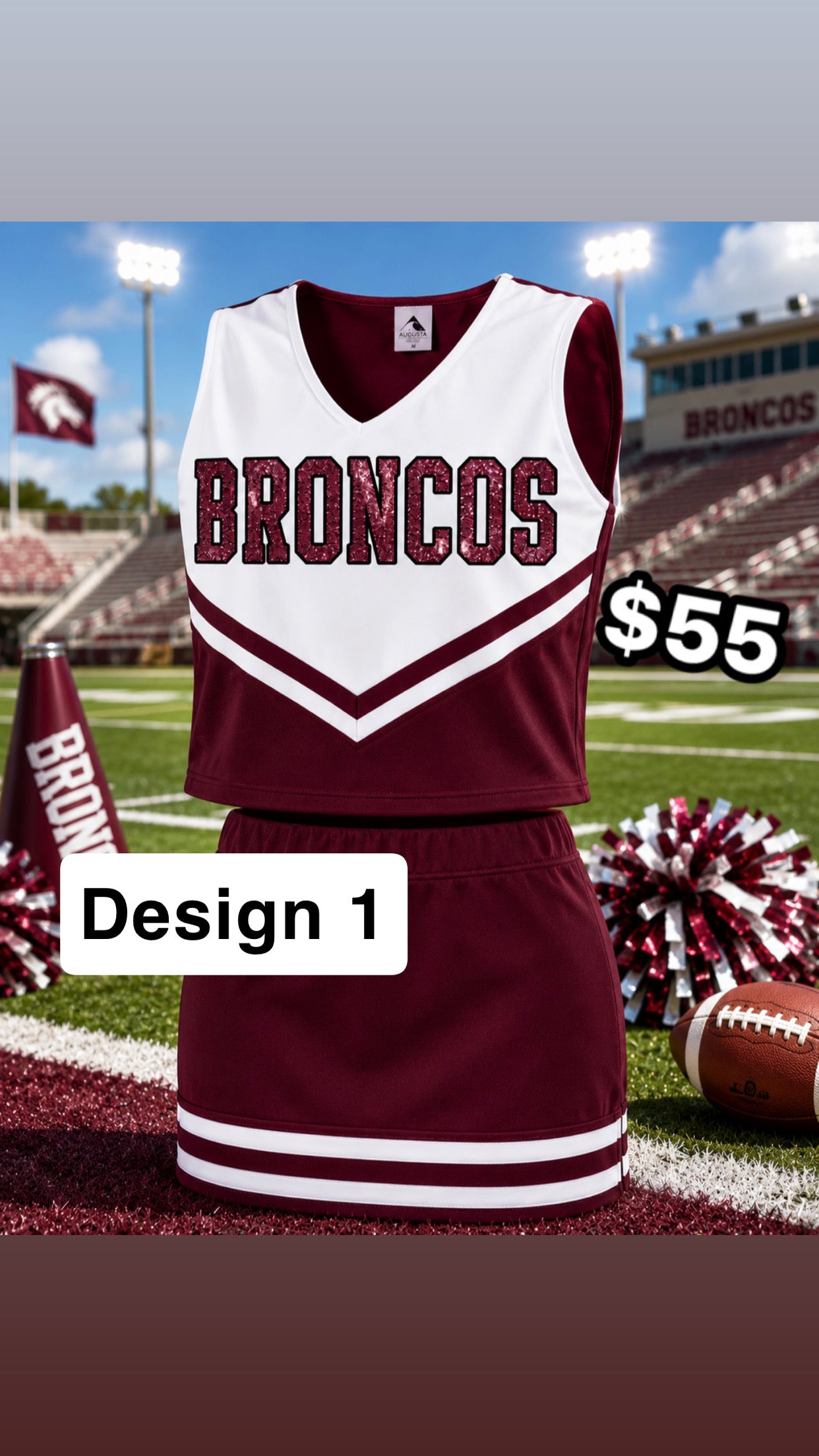 Customizable Cheerleading suit