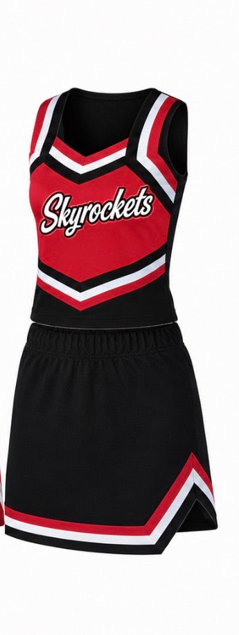 Customizable cheer uniform